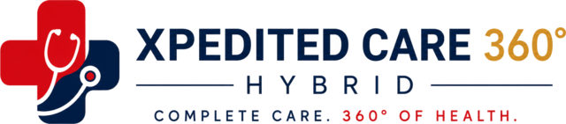 Xpedited Care 360 Hybrid — Complete Care. 360° of Health.